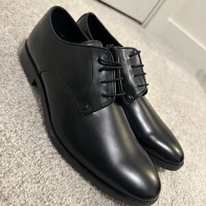 H&M Classic Black Leather Dress Shoes